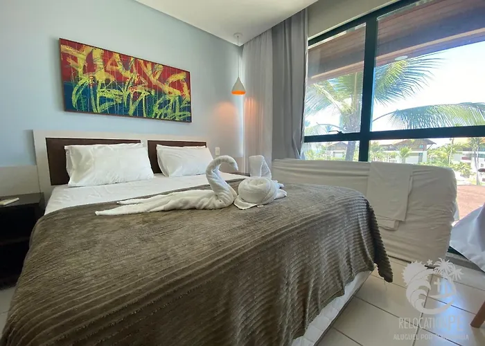 Marulhos Resort - Excelente Flat (até 6 pessoas) - Muro Alto